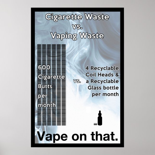 Vape zu diesem Informationspaket Poster (Vorne)