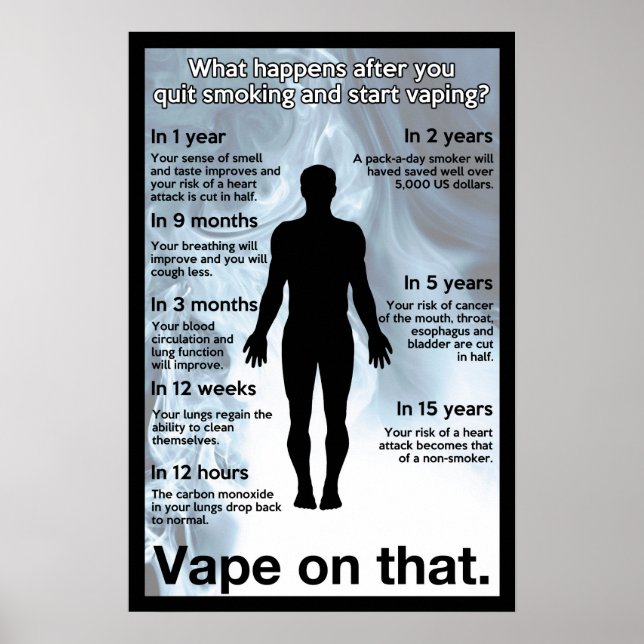 Vape zu diesem Informationspaket Poster (Vorne)