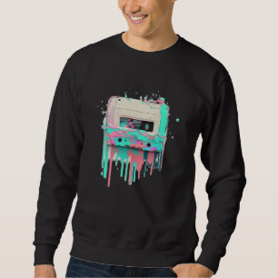 Vaperwave-Ästhetik-Glitch-Kassette-Tape-Retrowave Sweatshirt