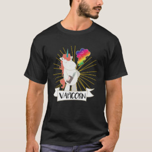Vapicorn Einicorn Dampfrauchdämpfer Vaping T-Shirt