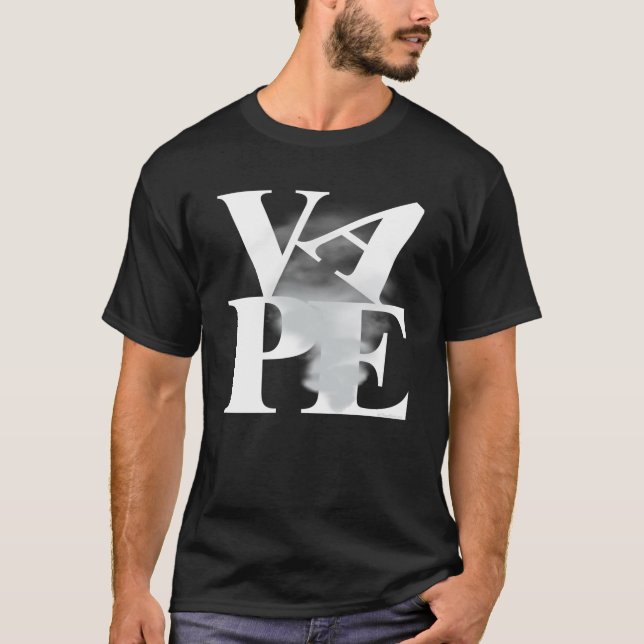 Vaping | Pop 70's Style VAPE -Cloud DK by VapeGoat T-Shirt (Vorderseite)