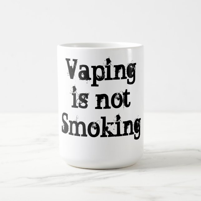 Vaping raucht nicht Kaffee-Tasse Tasse (Mittel)