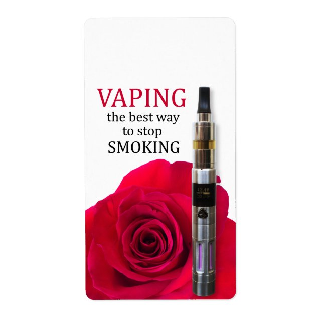 Vaping und Rose Blume (Vorne)