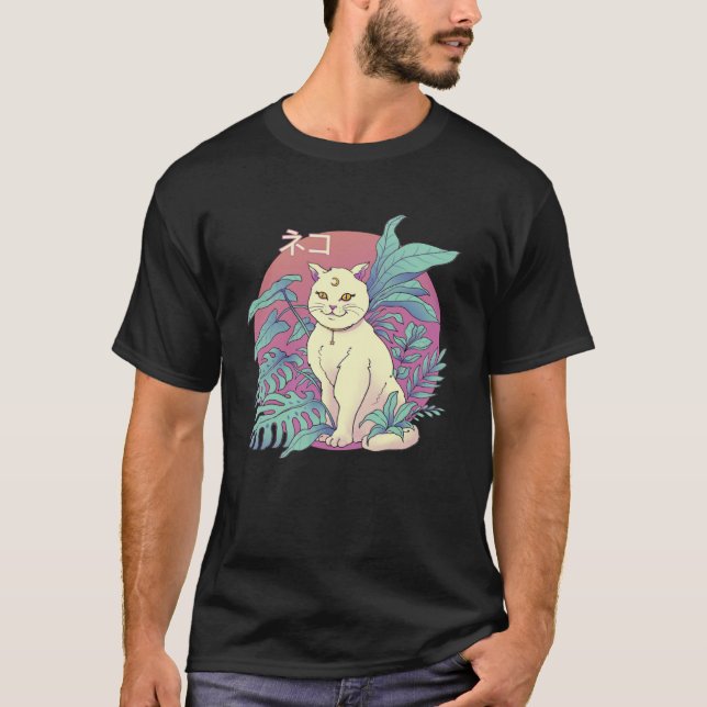 Vapor Cat T-Shirt (Vorderseite)