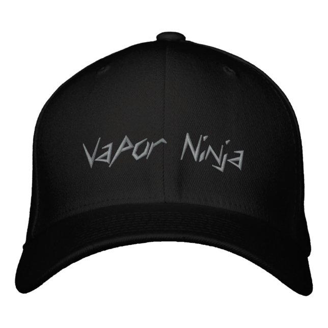 Vapor Ninja Hat Bestickte Baseballkappe (Vorderseite)