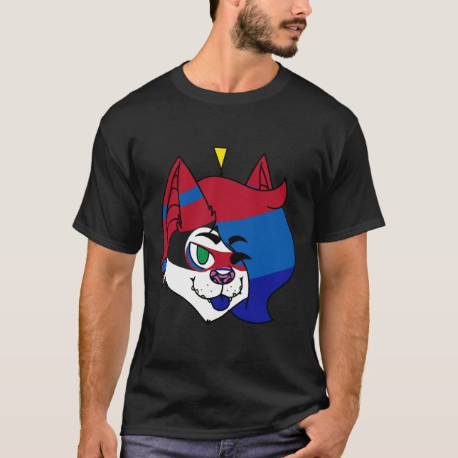 Vapor The Huskykat! T-Shirt (Vorderseite)