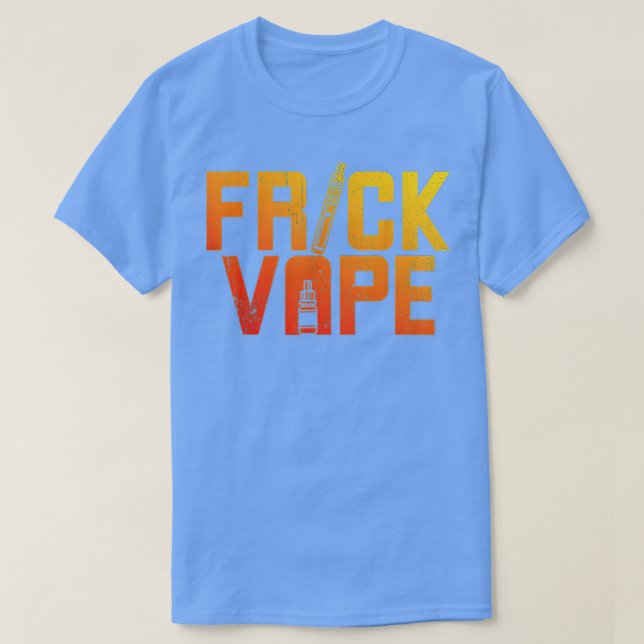 Vaporisieren und E-Zigaretten  T-Shirt (Design vorne)