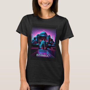 Vaporwave 80er Retro Style Hagia Sophia Istanbul T T-Shirt
