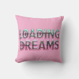 Vaporwave Aesthetics with Glitch Effect and Neon  Kissen