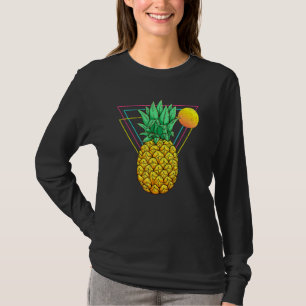 Vaporwave Ananas Exotic Fruit Sun Tropical Summ T-Shirt