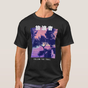 Vaporwave Ästhetik Glitch 80er Retro Beach T-Shirt