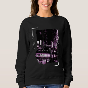 Vaporwave-Ästhetik Japan Stil 80er 90er Tokio Osak Sweatshirt