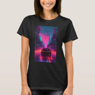 Vaporwave-Ästhetik Outrun Synthwave Retrowave T-Shirt