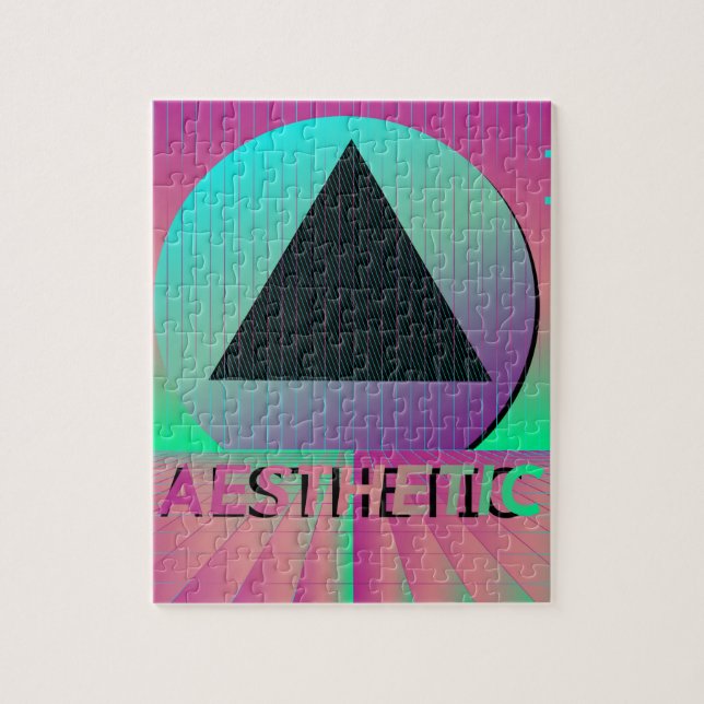 Vaporwave-Ästhetik Puzzle (Vertikal)