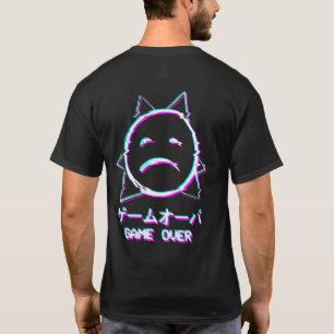 Vaporwave Ästhetik Sad Girl Sad Boy Game Over Fac T-Shirt