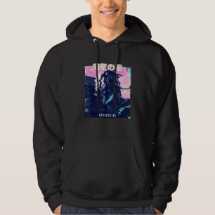 Vaporwave-Ästhetische Glitch 80er Retro-Maschine Hoodie