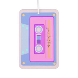 Vaporwave ästhetische Retro Pink 90er Audio Casset Autolufterfrischer