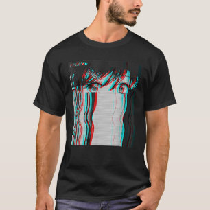 Vaporwave ästhetische Sad Anime Girl Retro Eboy Eg T-Shirt
