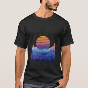 Vaporwave-Ästhetische Sonnenuntergänge Retro 2022 T-Shirt