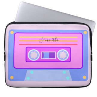 Vaporwave Ästhetisches Licht Lila 90er Mixtape Laptopschutzhülle