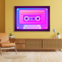 Vaporwave Dark Lila Y2k 90s Audio Cassette
