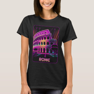 Vaporwave Das Kolosseum Rom Italien Retro 80er T-Shirt