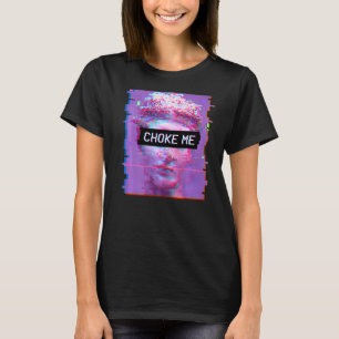 Vaporwave David Statue Kunstschmiede Art Chocolate T-Shirt
