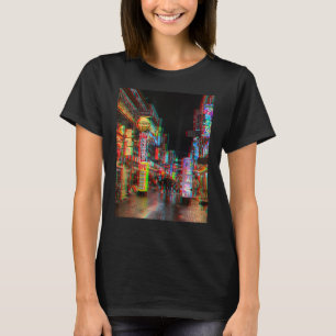 Vaporwave Glitch Ästhetischer Stil Japan Tokio Mem T-Shirt