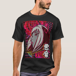 Vaporwave Japanese Retrowave Ästhetik Anime T-Shirt