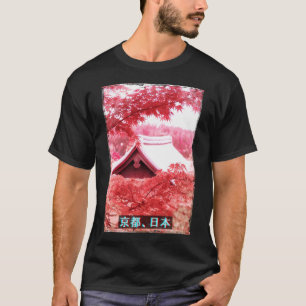 Vaporwave Japanischer Ästhetik Streetwear Tempel T-Shirt