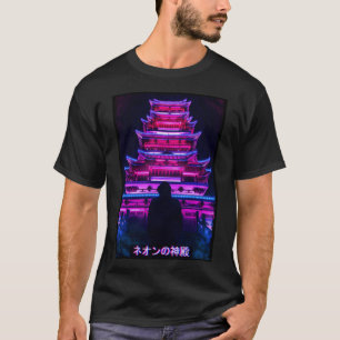 Vaporwave Japanischer Ästhetischer Wave Tempel T-Shirt
