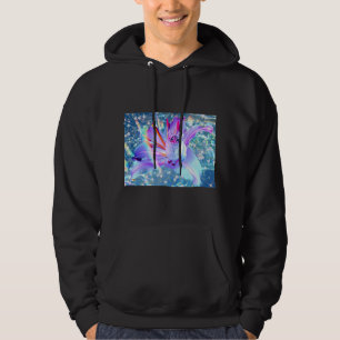 Vaporwave-Katze - Kapuzenpullover Hoodie