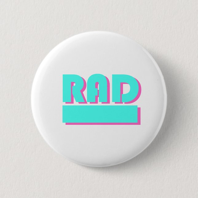 Vaporwave Knopf - krasser Vaporwave Knopf Button (Vorderseite)