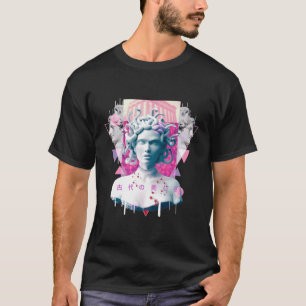 Vaporwave Medusa Statue Ästhetik Japanisch Otaku T-Shirt