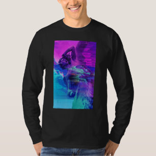 Vaporwave Outrun Retrowave Synthwave Retro 80er Äs T-Shirt