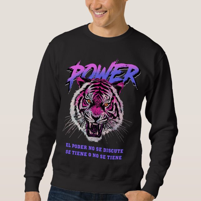 Vaporwave Power Philosophie Sweatshirt (Vorderseite)