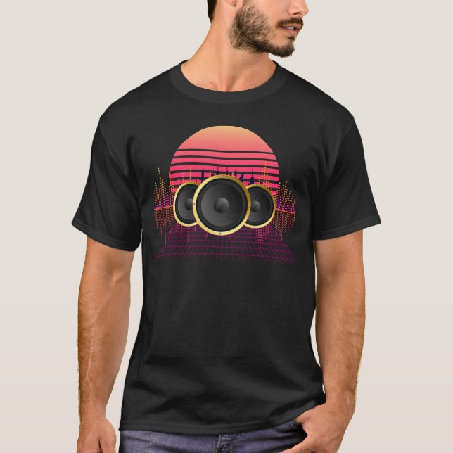 Vaporwave Retro Sunset Synthwave Lover T-Shirt (Vorderseite)