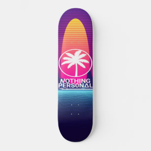 Vaporwave-Sonnenuntergang-Skateboards Skateboard