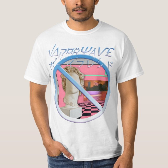 Vaporwave stahl meinen Freund T-Shirt (Vorderseite)