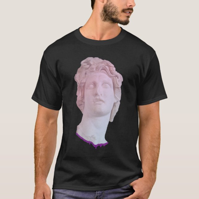 Vaporwave Statue T-Shirt (Vorderseite)