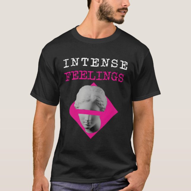 Vaporwave Synthwave Intensive Gefühls T-Shirt (Vorderseite)