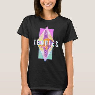 Vaporwave Tendies Chicken Tenders Japanisch Kanji T-Shirt