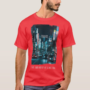 Vaporwave Tokyo City at Night T-Shirt