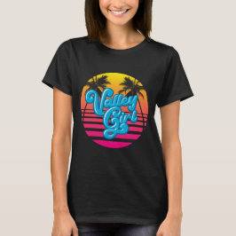 Vaporwave Valley Girl Dark T - Shirt