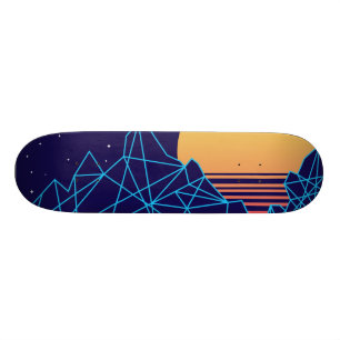 Vaporwaved Skateboard
