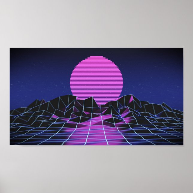 Vaporwelle Poster (Vorne)