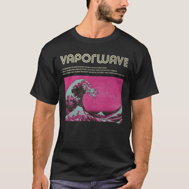 Vaporwelle T-Shirt (Vorderseite)