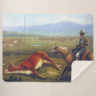 Vaquero C 1830 Der Wilde Westen Der Cowboy Sherpadecke