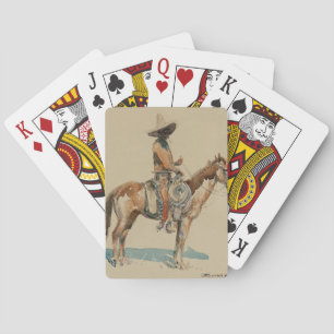 „Vaquero“-Westernkunst von Edward Borein Spielkarten