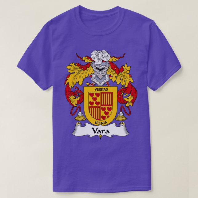 Vara Coat of Arms Familienwappen T-Shirt (Design vorne)